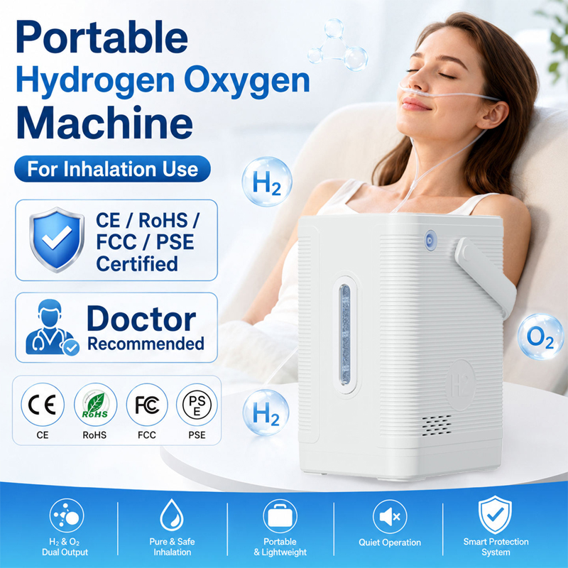 Health Wellness Home Care - Machine d'inhalation d'hydrogène SPE PEM pour